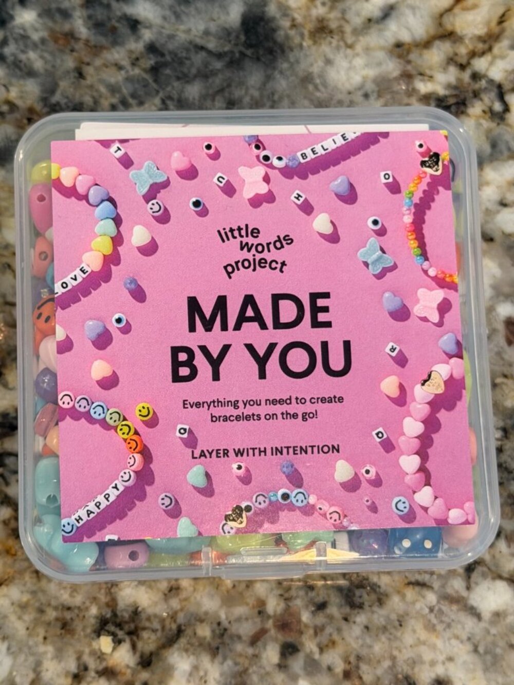 LITTLE WORDS PROJECT "Made by You" BEAD KIT